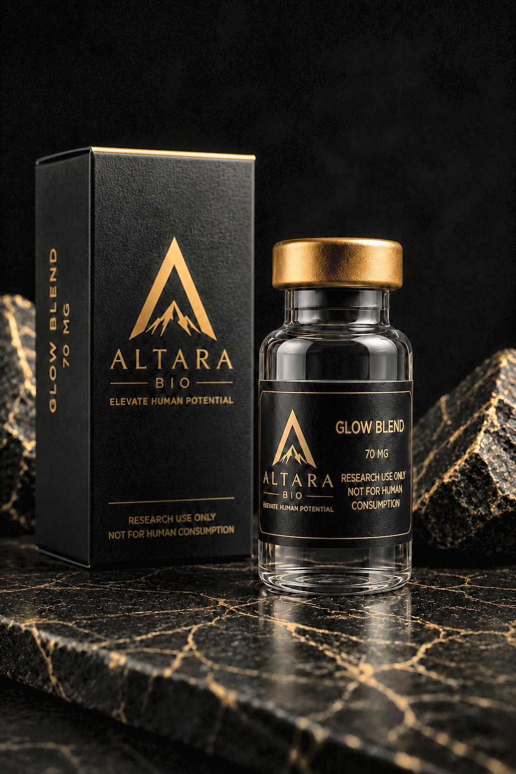Altara Bio Glow (TB500 10mg + BPC-157 10mg + GHK-Cu 50mg)